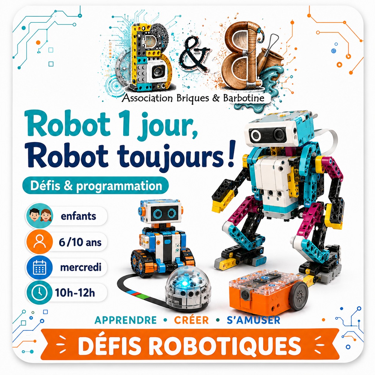robot un jour robot toujours 6 10ans