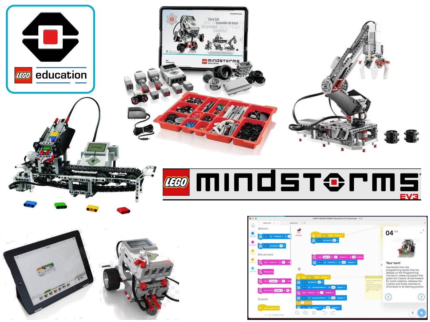 Des propositions adaptées à votre structure LEGO Mindstorms EV3