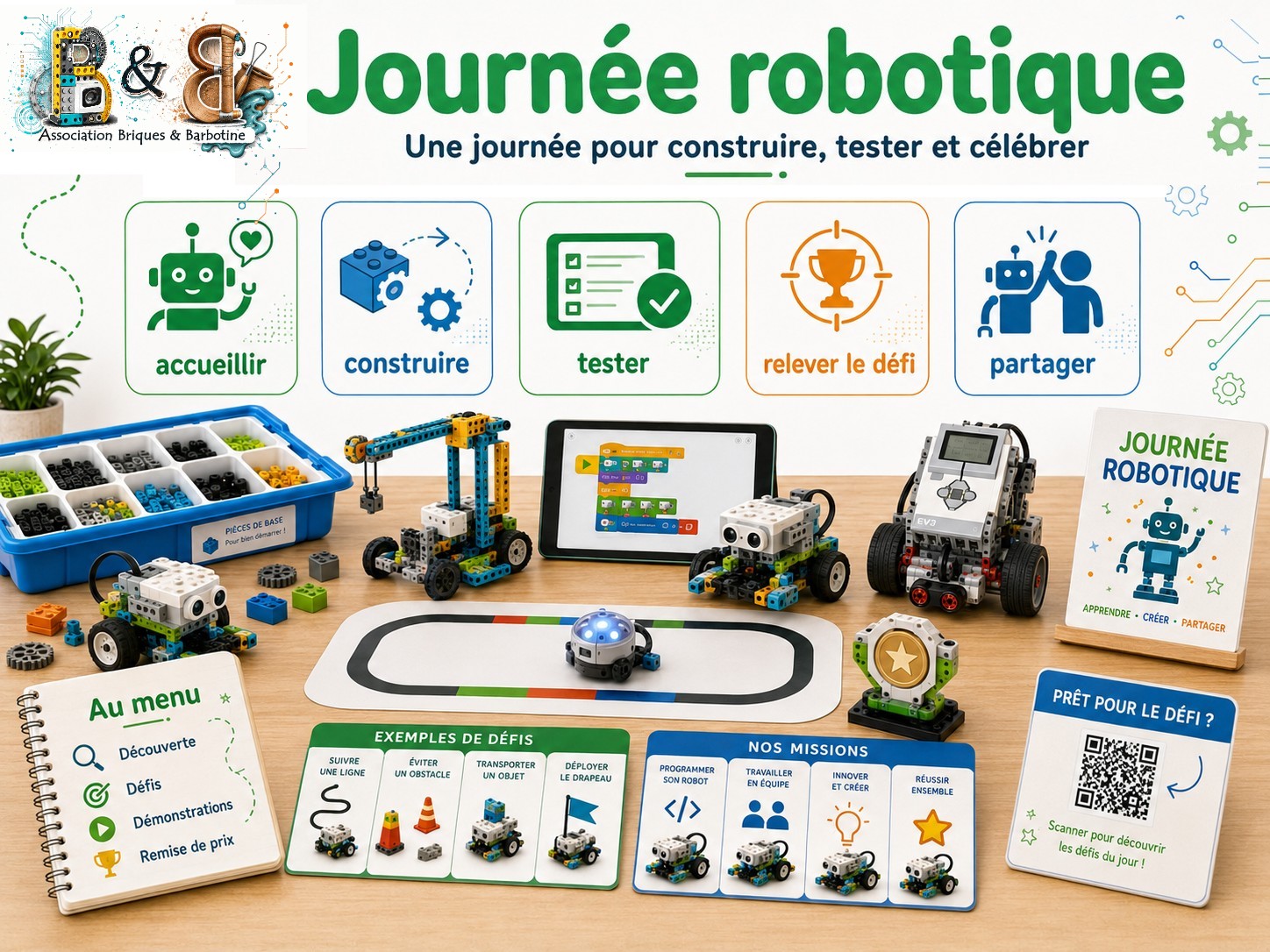 Des propositions adaptées à votre structure visuel journée robotique