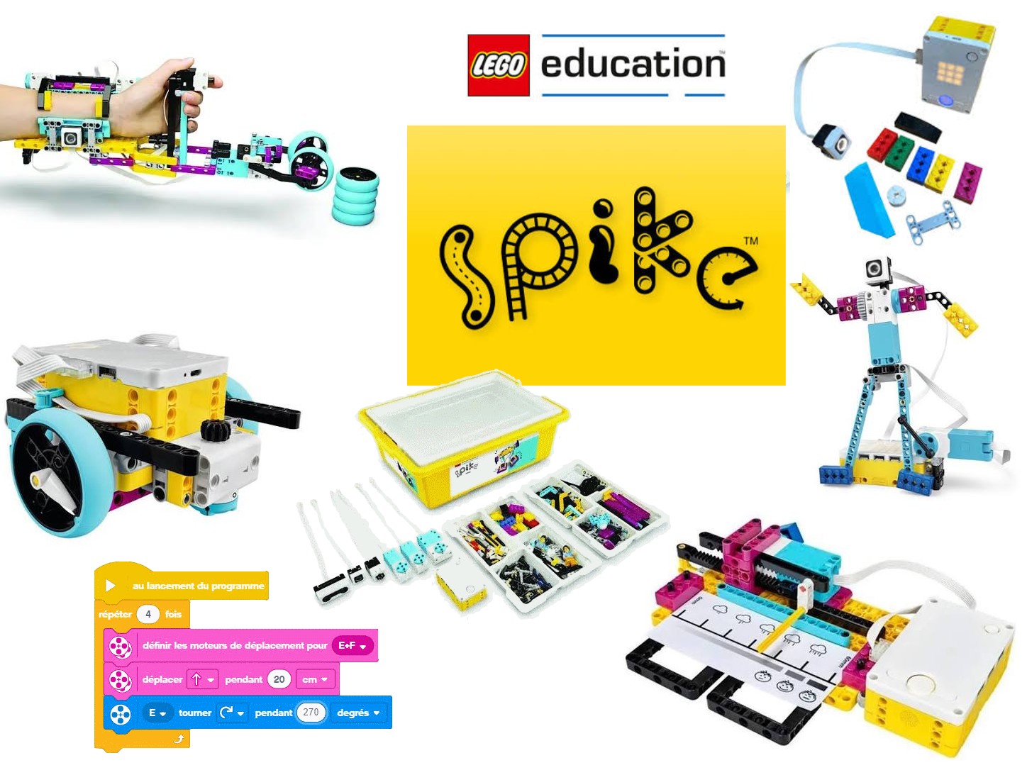 Des propositions adaptées à votre structure LEGO SPIKE Prime